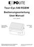 Tour-Cyc 540 RGBW Bedienungsanleitung User Manual