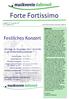 Forte Fortissimo. Editorial. Ausgabe Nr. 7/ November 2017 Vereinszeitschrift des Musikverein Dallenwil