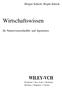 Wirtschaftswissen WILEY-VCH. Hergen Scheck, Birgitt Scheck. für Naturwissenschaftler und Ingenieure