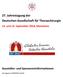 27. Jahrestagung der Deutschen Gesellschaft für Thoraxchirurgie