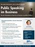 Public Speaking im Business