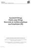 Kunststoff-Fittings Plastic pipe fittings Raccords en matière plastique aus Polyethylen (PE)