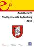 Auditbericht Stadtgemeinde Judenburg 2013