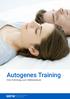 Autogenes Training Eine Anleitung zum Selbststudium