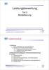 Leistungsbewertung. Teil 2 Modellierung. Leistungsbewertung Teil 2: Modellierung (WS 2010/11) 1 Werner Horn