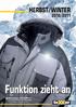 HERBST/WINTER 2010/2011. Funktion zieht an. Winterjacke MONTREAL mit Cordura-Besatz und Reflexstreifen. Unser Titelmotiv finden Sie auf Seite 3.