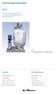 Druckwasserautomaten SV-M. Gloor-Druckwasserautomaten mit vertikaler Kreiselpumpe und Membranbehälter