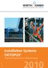 Installation Systems OKTOPUS Vacuum glas lifting devices up to 1250 kg load capacity
