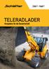 2345 T T TELERADLADER. Kompetenz für die Bauwirtschaft