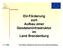 EU-Förderung zum Aufbau einer Geodateninfrastruktur im Land Brandenburg Franz Blaser, Ministerium des Innern des Landes Brandenburg