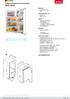 Einbau-Kühlschrank mit Gefrierfach EKS 16161