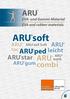 ARU. ARU gum combi. ARU star ARU. ARU tac ARU ped leicht. EVA- und Gummi-Material EVA and rubber materials. ARU batik