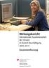 Wirkungsbericht Internationale Zusammenarbeit der Schweiz im Bereich Beschäftigung Zusammenfassung