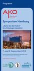 Symposium Hamburg. 7. und 8. September Programm. Butter bei die Fische! Uro-Onkologie interaktiv!