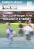 Sport und körperliche Aktivität in Erlangen