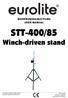 STT-400/85 Winch-driven stand