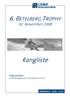 6. BETELBERG TROPHY TITEL. 30. November Text. Rangliste. Organisation Lenk Bergbahnen und Skiclub Lenk