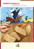 KOMPLET Batata 35. Das Süßkartoffel-Brot für Entdecker. 35%ige Vormischung zur Herstellung von Gebäcken mit Süßkartoffeln
