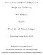 Automaten und Formale Sprachen. Skript zur Vorlesung WS 2010/11. Teil 1. Prof. Dr. M. Dietzfelbinger. Fassung vom