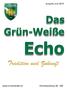 Ausgabe Juni Das Grün-Weiße. Echo. Tradition und Zukunft