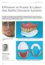 Effizient in Praxis & Labor: das Baltic Denture System