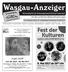 Wasgau-Anzeiger. mit den amtlichen Bekanntmachungen. Wochenblatt für die Verbandsgemeinde Dahner Felsenland