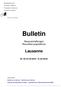 Bulletin. Lausanne. Neuanschaffungen Nouvelles acquisitions. Nr. 05 ( ) B u n d e s g e r i c h t. T r i b u n a l f é d é r a l