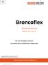 Broncoflex. Gebrauchsanweisung Modell M und S.   Nur zum einmaligen Gebrauch Anwendung durch medizinisches Fachpersonal