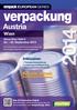 verpackung Austria Wien Kreativ-Areal: Inklusive: Transportverpackung Lagerung und Sicherung Intralogistische Prozesse EUROPEAN SERIES