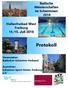 Protokoll. Hallenfreibad West Freiburg 14./15. Juli Badische Meisterschaften im Schwimmen Veranstalter: Badischer-Schwimm-Verband