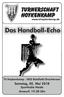 Das Handball-Echo TURNERSCHAFT HOYKENKAMP. Samstag, 05. Mai 2018 Sporthalle Heide. Anwurf: Uhr. TS Hoykenkamp : HSG Bützfleth/Drochtersen