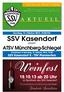 Bezirksliga Oberfranken ost Kreisklasse Bamberg/Bayreuth. aktuell. Sonntag, 13. Oktober 2013, 15:00 Uhr SSV Kasendorf