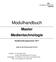 Modulhandbuch. Master Medientechnologie. Studienordnungsversion: gültig für das Wintersemester 2018/19