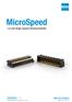 MicroSpeed 1,0 mm High-Speed Steckverbinder
