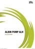 since 1928 ALBIN PUMP ALH SCHLAUCHPUMPE Albin ALH Brochure-2011EE-DEU.indd 1 10/08/11 13:22