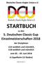 STARTBUCH. 5. Deutschen Classic Cup Einzelmeisterschaften Deutsche Classic Kegler Union e.v. zu den