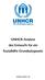UNHCR-Analyse des Entwurfs für ein Sozialhilfe-Grundsatzgesetz