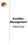 Konflikt- Management Hand-out