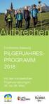 ufbrechen Programm 2018 Erzdiözese Salzburg mit den vorösterlichen Pilgerwanderungen, 26. bis 28. März