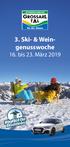 3. Ski- & Weingenusswoche