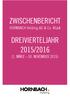 ZWISCHENBERICHT HORNBACH Holding AG & Co. KGaA DREIVIERTELJAHR 2015/2016 (1. MÄRZ 30. NOVEMBER 2015)