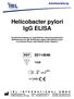 Helicobacter pylori IgG ELISA