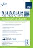 RUBRUM KURSSKRIPT. Jahreskurs 2018/2019. Ihre Vor teile auf einen Blick: in Kooperation mit:
