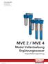MVE 2 / MVE 4 Modul Vollentsalzung Ergänzungswasser. Original-Bedienungsanleitung. ANTON EDER GMBH Weyerstraße 350 A-5733 Bramberg