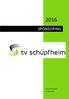 SPONSORING. Turnverein Schüpfheim Sponsoring 2016