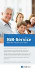 IGB-Service Vollmachten erstellen und verwahren. Experten für rechtliche und finanzielle Vorsorge