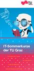 IT-Sommerkurse der TU Graz