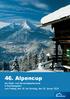 46. Alpencup der Stadt- und Gemeindeparlamente in Berchtesgaden vom Freitag, den 18. bis Sonntag, den 20. Januar 2019