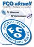 FCO aktuell. FC Obertsrot FV Steinmauern