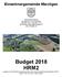 Budget 2018 HRM2 gemäss Art. 29 Direktionsverordnung über den Finanzhaushalt der Gemeinden (FHDV), BSG vom 23.